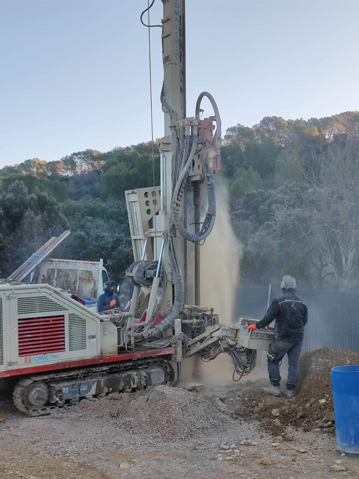 Forage de 62 metres chez un particulier au Matelles (Montpellier)